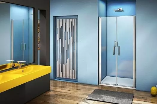 Душевая дверь в нишу 90 см Good Door Fantasy SD-90-C-CH ФА00020 стекло прозрачное