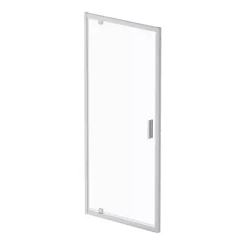Душевая дверь в нишу 90x195 AM.PM Gem W90G-90-1P-MT стекло прозрачное, профиль хром матовый