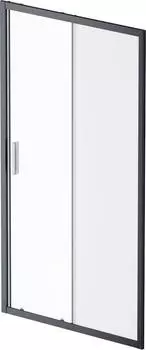 Душевая дверь в нишу AM.PM Gem 110 W90G-110-1-195BM, профиль черный, стекло матовое