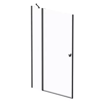 Душевая дверь в нишу AM.PM Sunny 120x190 см W87G-120-1P-BT профиль черный матовый, стекло прозрачное