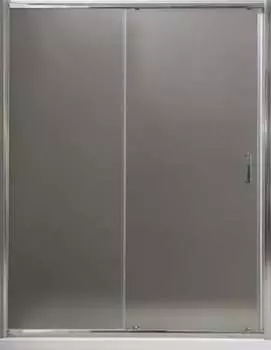 Душевая дверь в нишу BelBagno UNO-BF-1-115-P-Cr стекло рифленое punto