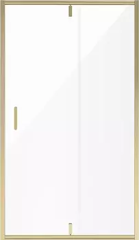 Душевая дверь в нишу Niagara Nova 100 NG-43-10AG, профиль золото, стекло прозрачное