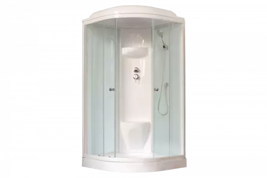 Душевая кабина 100х100 см Royal Bath НК RB100HK6-WT стекло прозрачное