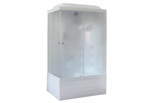 Душевая кабина 120х80 см Royal Bath BP RB8120BP2-M-R стекло матовое с гидромассажем