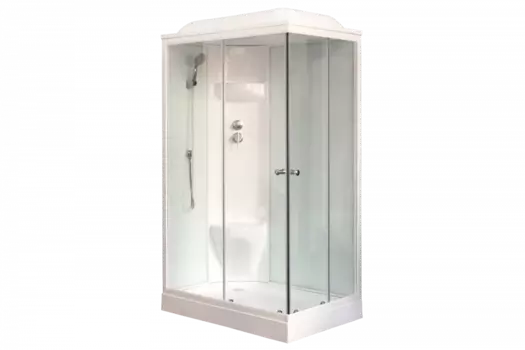 Душевая кабина 120х80 см Royal Bath HP RB8120HP6-WT-L стекло прозрачное