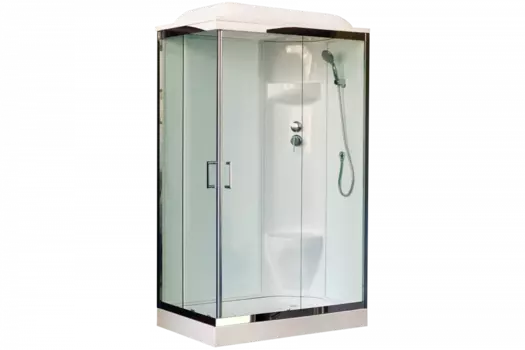 Душевая кабина 120х80 см Royal Bath HP RB8120HP6-WT-CH-R стекло прозрачное