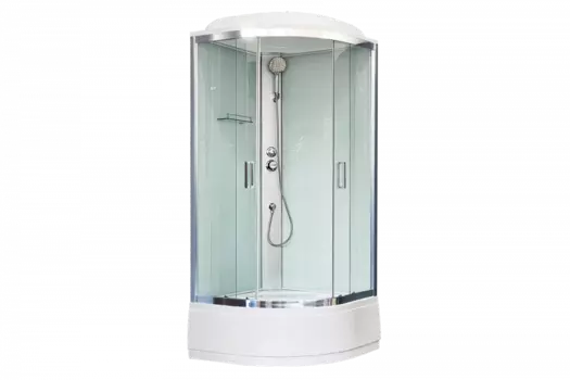 Душевая кабина 90х90 см Royal Bath CK RB90CK5-WT-CH стекло прозрачное