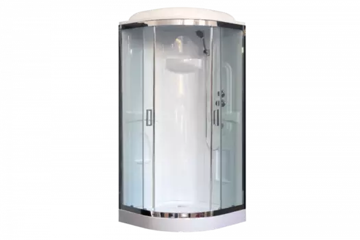 Душевая кабина 90х90 см Royal Bath НК RB90HK1-T-CH стекло прозрачное