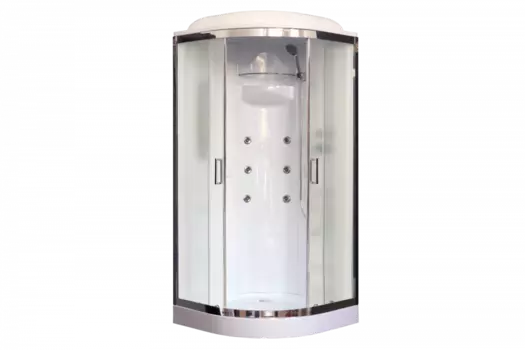 Душевая кабина 90х90 см Royal Bath НК RB90HK2-M-CH стекло матовое с гидромассажем