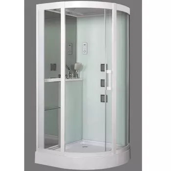 Душевая кабина Grossman GR141 100x100 см, профиль белый