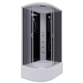 Душевая кабина Niagara Classic 25101434RG стекло тонированное, профиль серебро