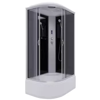 Душевая кабина Niagara Classic 25101434RP стекло тонированное, профиль серебро