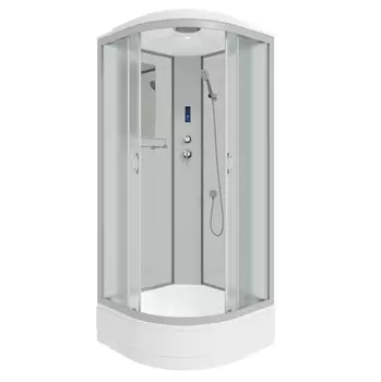 Душевая кабина Niagara Classic 33011424P стекло матовое, профиль серебро