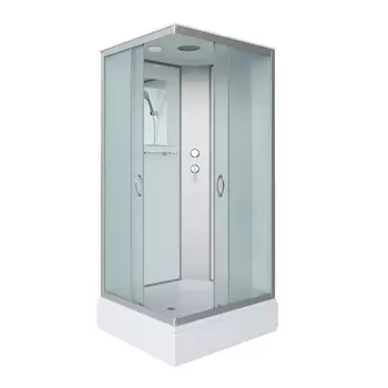 Душевая кабина Niagara Classic 330844Q стекло матовое, профиль серебро