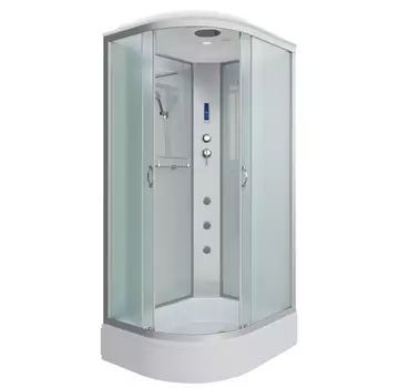 Душевая кабина Niagara Classic 330944RF стекло матовое, профиль серебро