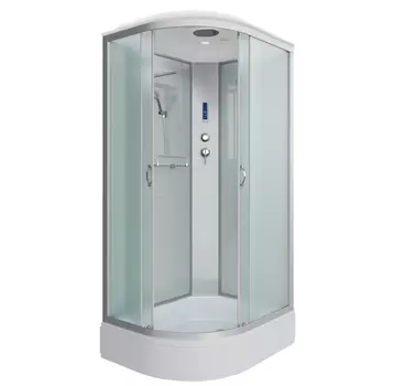 Душевая кабина Niagara Classic 330944RP стекло матовое, профиль серебро