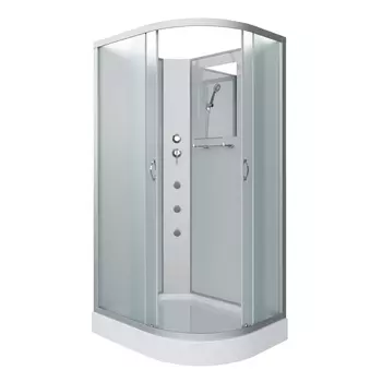 Душевая кабина Niagara Classic 33121423LBKG стекло матовое, профиль серебро