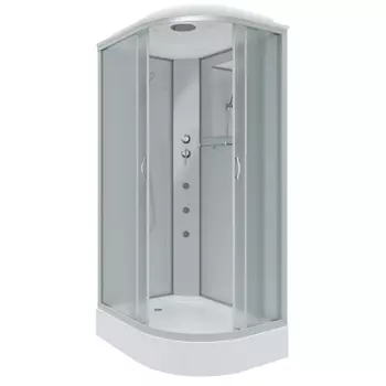 Душевая кабина Niagara Classic 33121423LG стекло матовое, профиль серебро