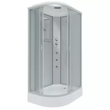 Душевая кабина Niagara Classic 33121423RG стекло матовое, профиль серебро