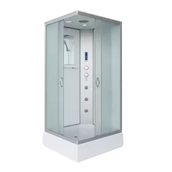 Душевая кабина Niagara Classic 339744QF стекло матовое, профиль серебро