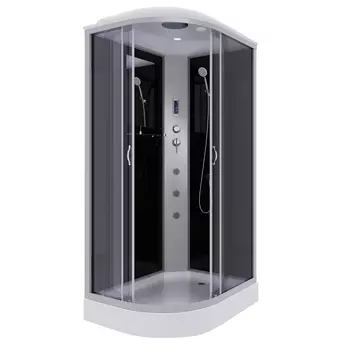 Душевая кабина Niagara Classic 35121433RF стекло тонированное, профиль серебро