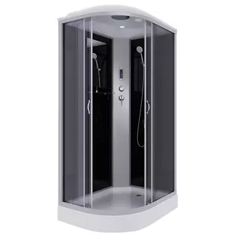 Душевая кабина Niagara Classic 35121433RP стекло тонированное, профиль серебро