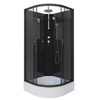 Душевая кабина Niagara Classic 65011434BKT стекло тонированное, профиль черный