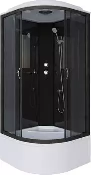 Душевая кабина Niagara Classic 65081434 NG-6508-14 90x90x215, стекло тонированное, черный алюминий