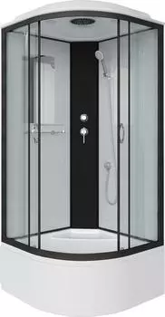 Душевая кабина Niagara Classic 67071414 NG-6707-14 80x80x215, стекло прозрачное, профиль черный