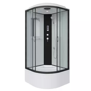 Душевая кабина Niagara Classic 67071414P стекло прозрачное, профиль черный