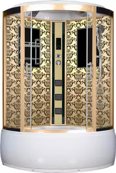 Душевая кабина Niagara Lux 7744G 120x120x220, золото