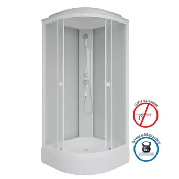 Душевая кабина Niagara Promo P80/26/MT белый ,профиль белый