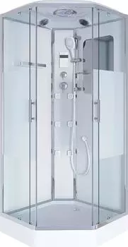 Душевая кабина Niagara Ultra 90x90 NG-306-01 3060164, профиль хром, стекло прозрачное с полосой