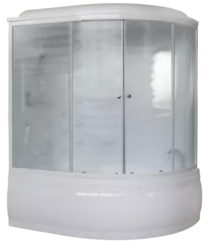 Душевая кабина Royal Bath ALP RB170ALP-C-L профиль белый, стекло матовое