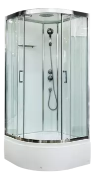 Душевая кабина Royal Bath Fato 85х85 RB85CK-T-CH FATO стекло прозрачное, профиль хром