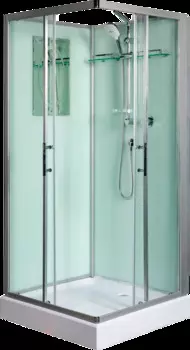 Душевая кабина Weltwasser WW500 10000003258 стекло прозрачное, профиль хром