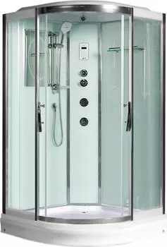 Душевая кабина WeltWasser WW500 Emmer 11015 110x110 10000003286, профиль хром, стекло прозрачное