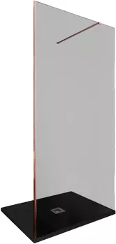 Душевая перегородка Allen Brau Infinity 1 100 3.21018.60.T медь браш