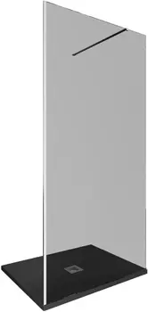 Душевая перегородка Allen Brau Infinity 1 100 3.21014.BA.T серебро браш