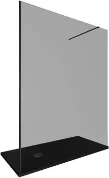 Душевая перегородка Allen Brau Infinity 1 160 3.21034.BBA.T черный браш