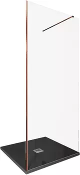 Душевая перегородка Allen Brau Infinity 1 90 3.21011.60 медь браш