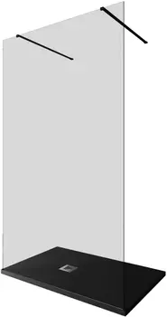 Душевая перегородка Allen Brau Infinity 2 120 3.21046.BBA.T черный браш