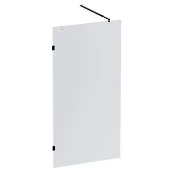 Душевая перегородка Am.Pm X-Joy 100x195 W94UWI-100-F1-BTE стекло прозрачное, профиль черный