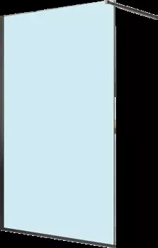 Душевая перегородка BelBagno Kraft 120 KRAFT-L-1-120-C-NERO профиль матовый черный, стекло прозрачное