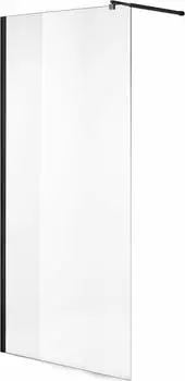 Душевая перегородка Niagara Nova 70 NG-683-70BLACK, профиль черный, стекло прозрачное