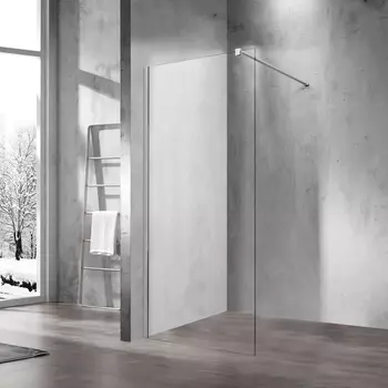 Душевая перегородка Vincea Walk-In VSW-1H110CL 110 см, хром, стекло прозрачное