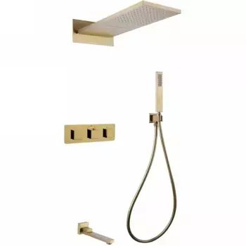 Душевая система Abber Daheim AF8253G золото