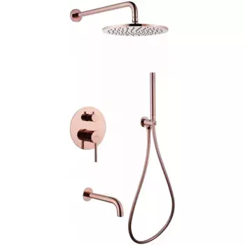 Душевая система Abber Wasser Kreis AF8117RG золото