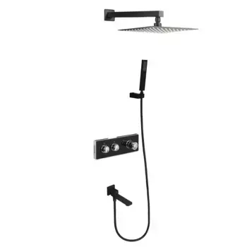 Душевая система ALMAes Stora TVZ-0899 черный