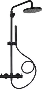 Душевая система AQUAme AQM8001MB, черный матовый